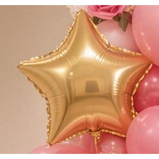 Gold Foil Star Balloons