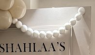 Backdrop pearl arrangment
