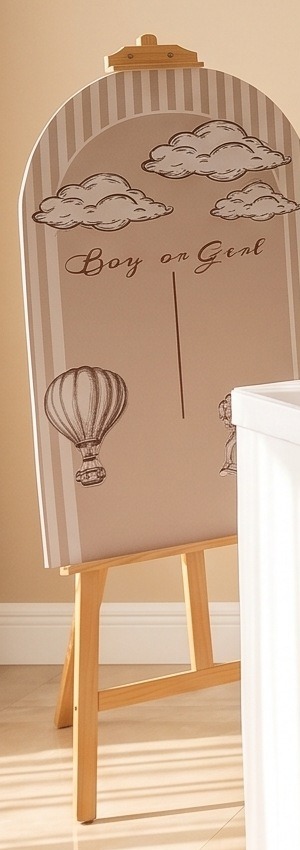 Sign With Wooden Easel