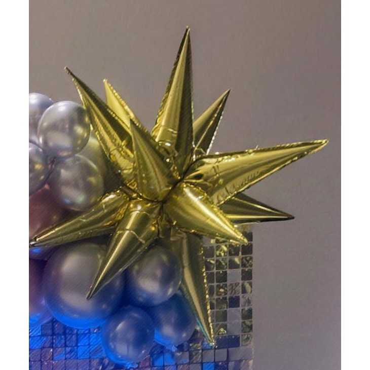 Gold Foil Star Balloon