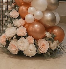 Decorate the arch with flower (1side)