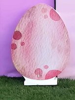 Large Dinosaur egg-shaped stand
