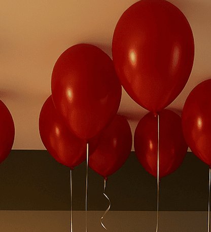 Helium red balloon ( per pc )