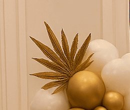 decorative palm leaf