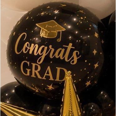 Printed congratulations balloon