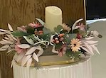 Flower vase on the table