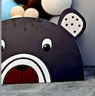 Teddy bear face stand