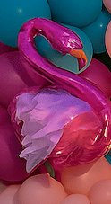 Flamingo balloon