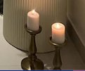 Candle with holder