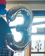Number Balloon helium (customized)
