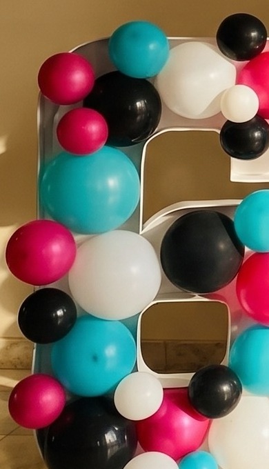 Large Balloon Filled Number