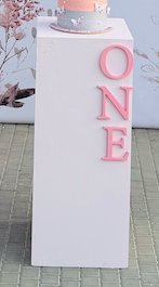 Cake table with letters