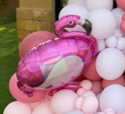 Flamingo balloon