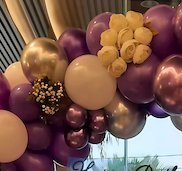 Flower Bouquet on the balloon