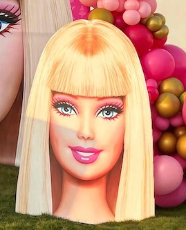 Barbie stand height 1m