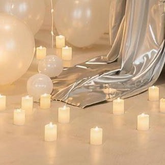 LED Floor Candles