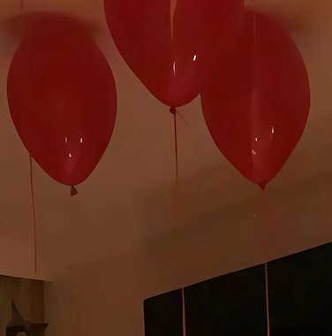 Red Helium balloon