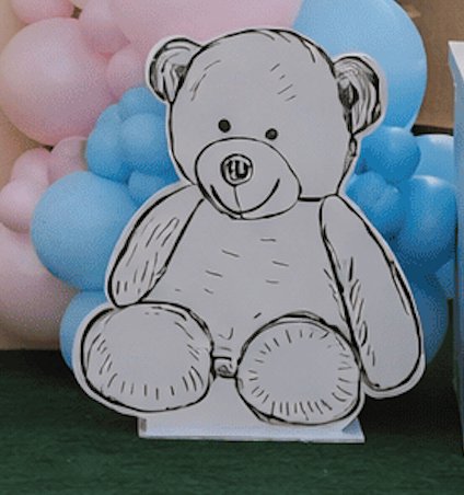Teddy bear stand