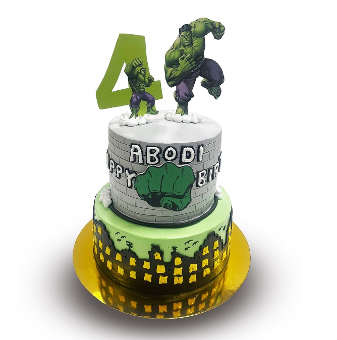The Hulk Cake