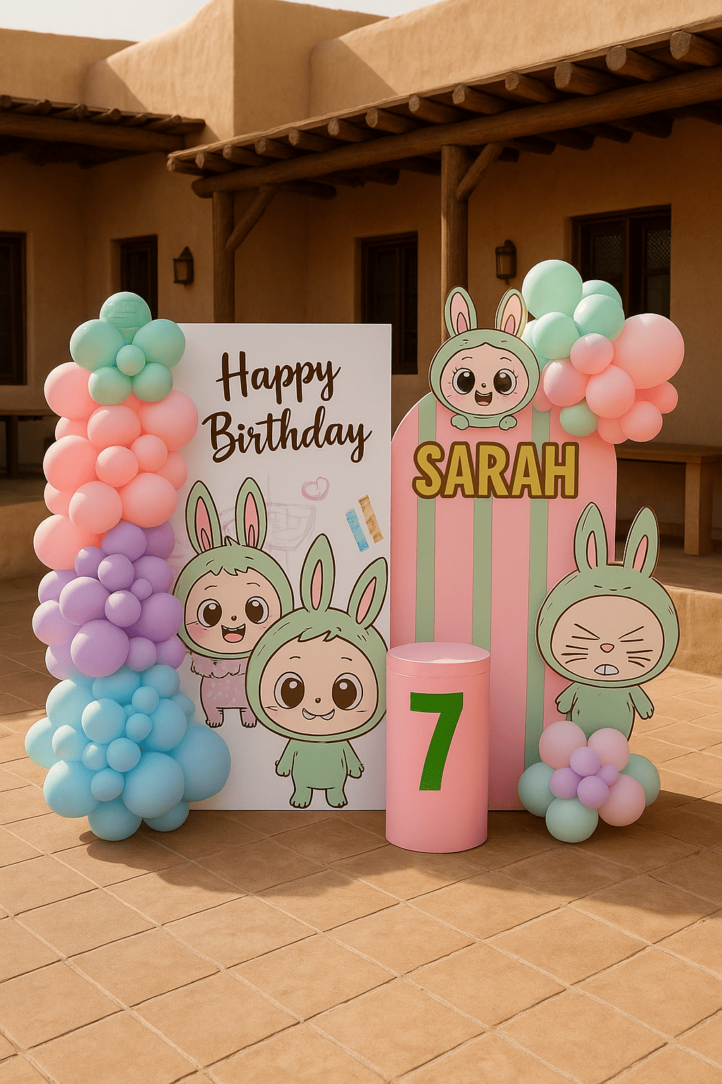 Labubu Bunny Birthday