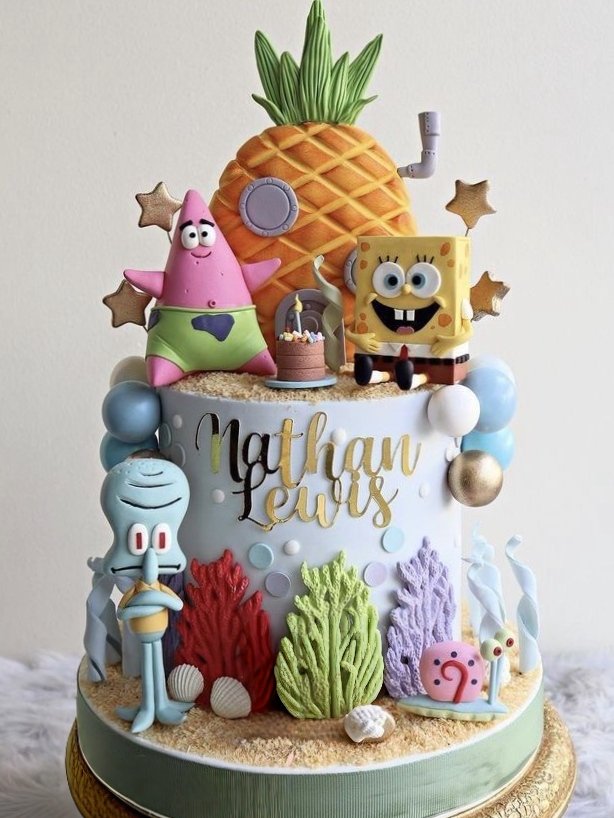 sponge bob cake