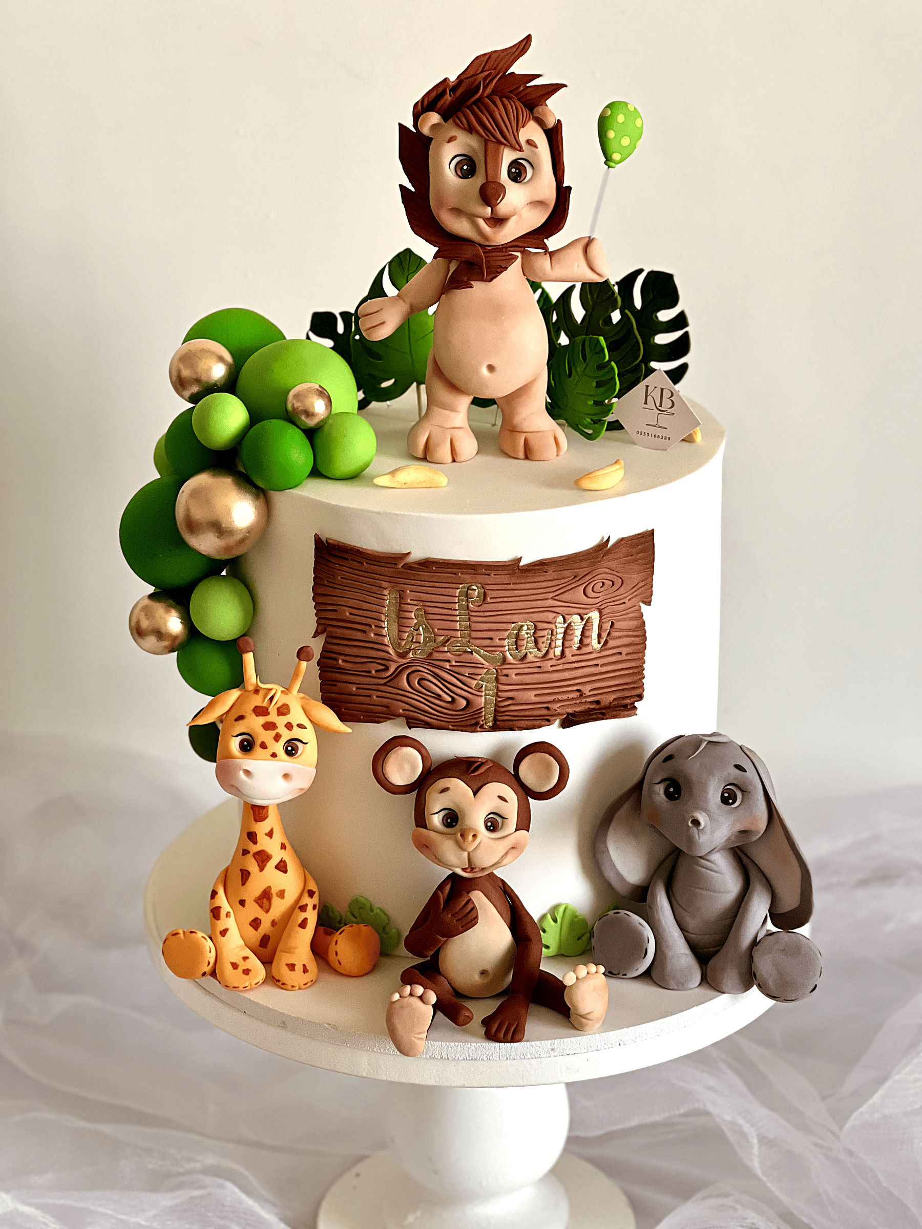 Safari Animals Cake