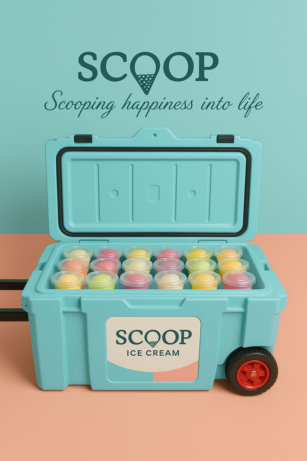 Natural Gelato Cups Box